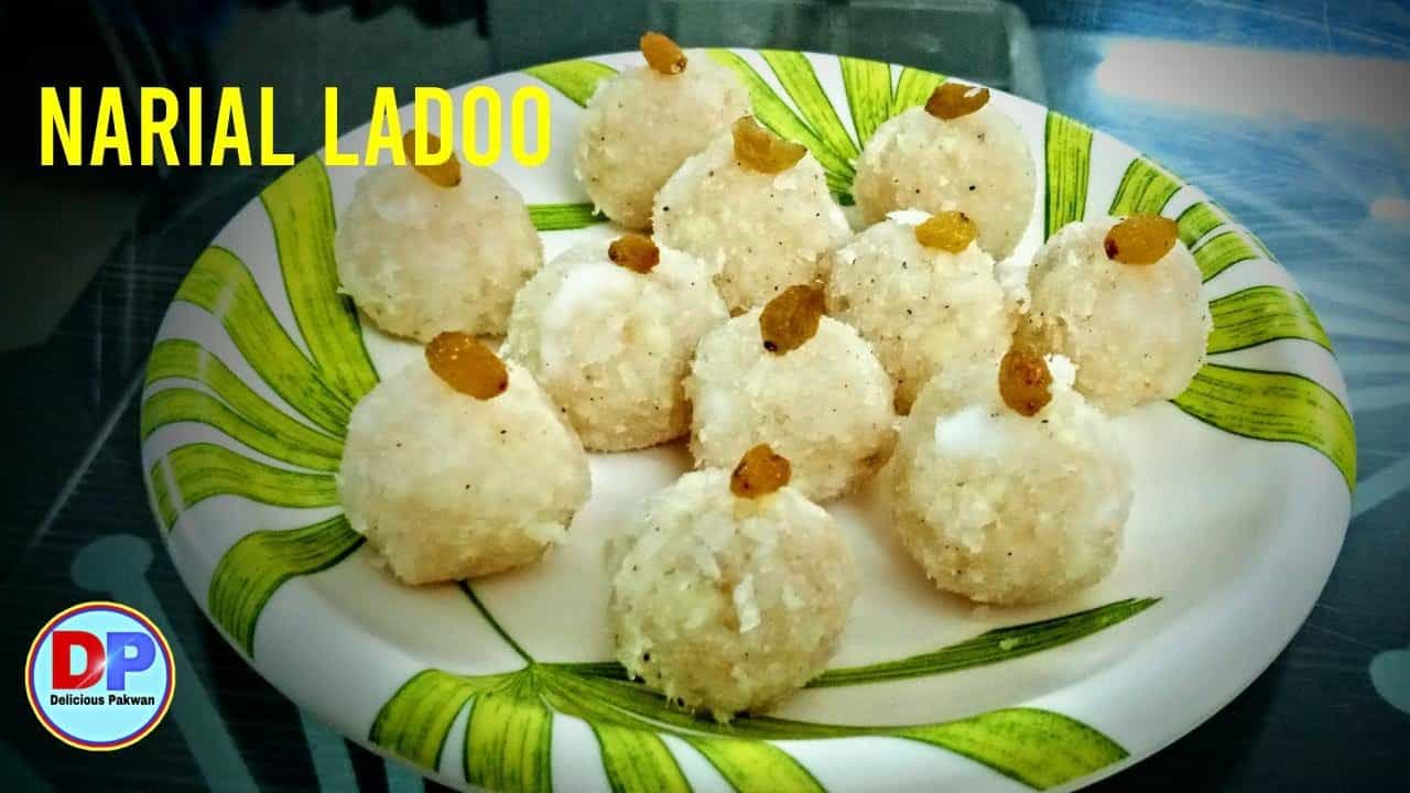 Nariyal Ladoo | Coconut Ladoo | Nariyal ke ladoo recipe | Delicious Pakwan