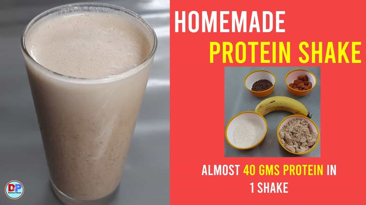 Protein Shake | Whey protein shake at home | how to make protein shake | easy homemade protein shake
