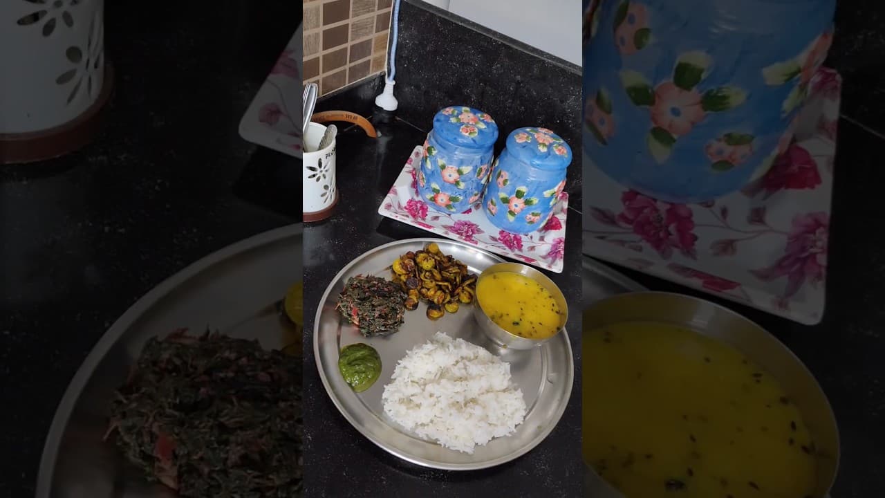 thali daal chawal