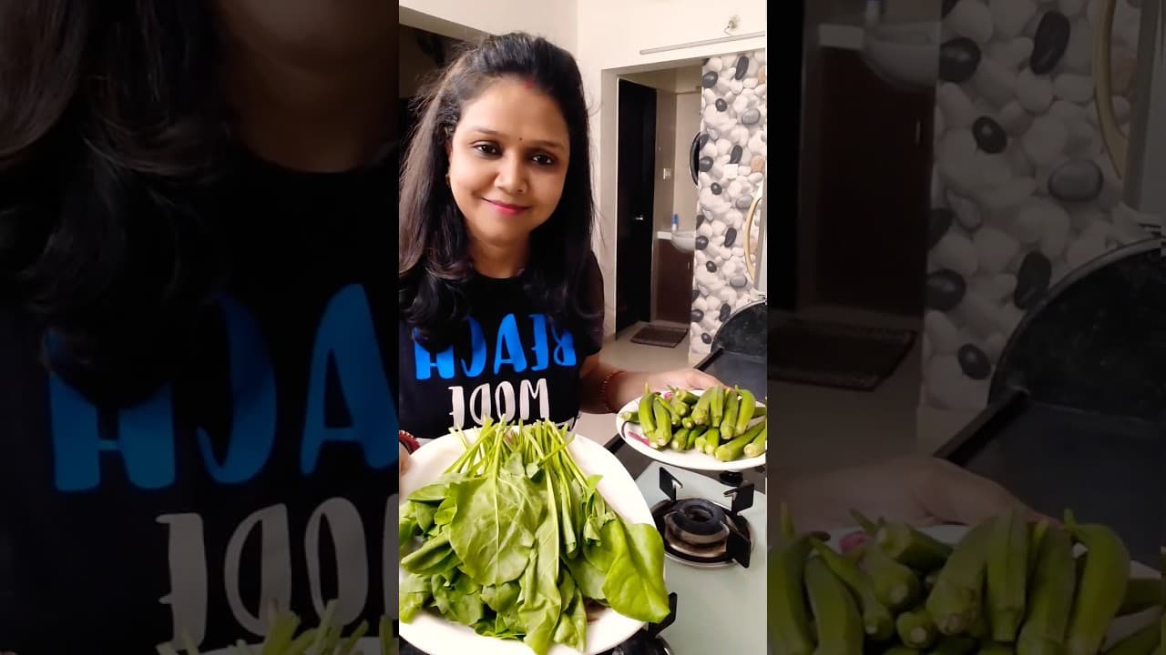 Palak aur masala bhindi