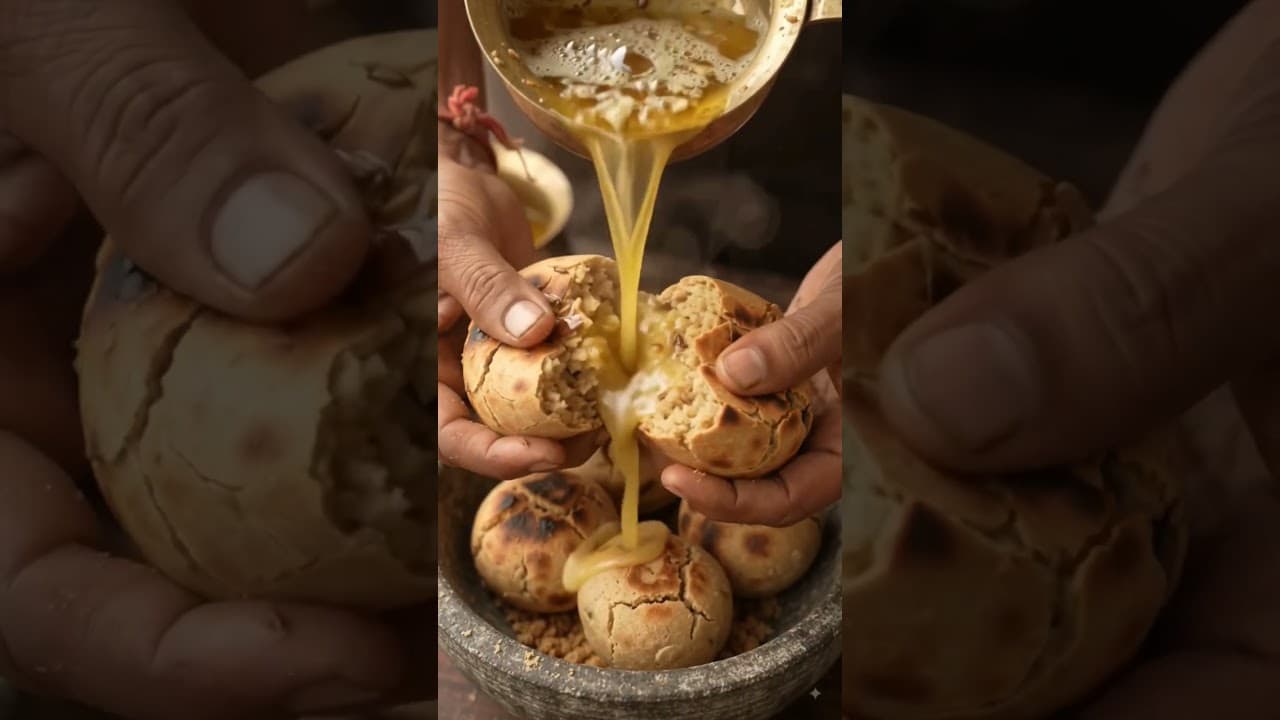 Daal Bati Churma Recipe - Video Thumbnail
